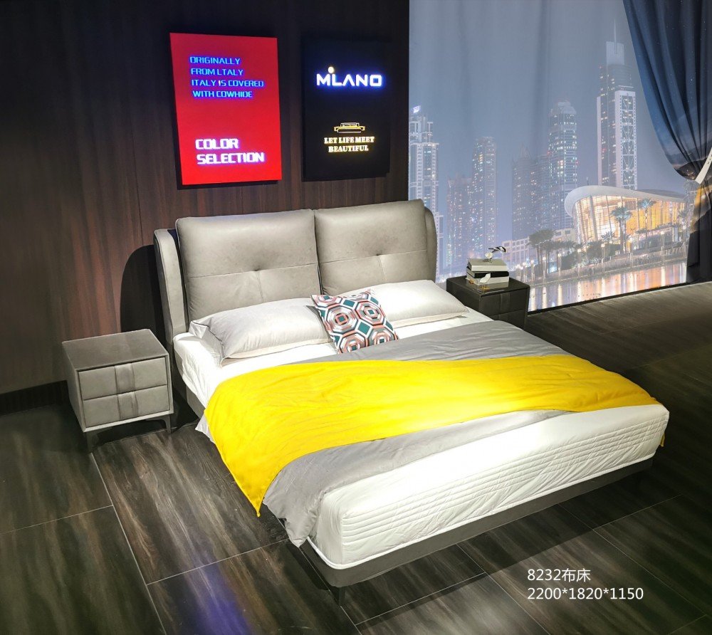 8232布艺床