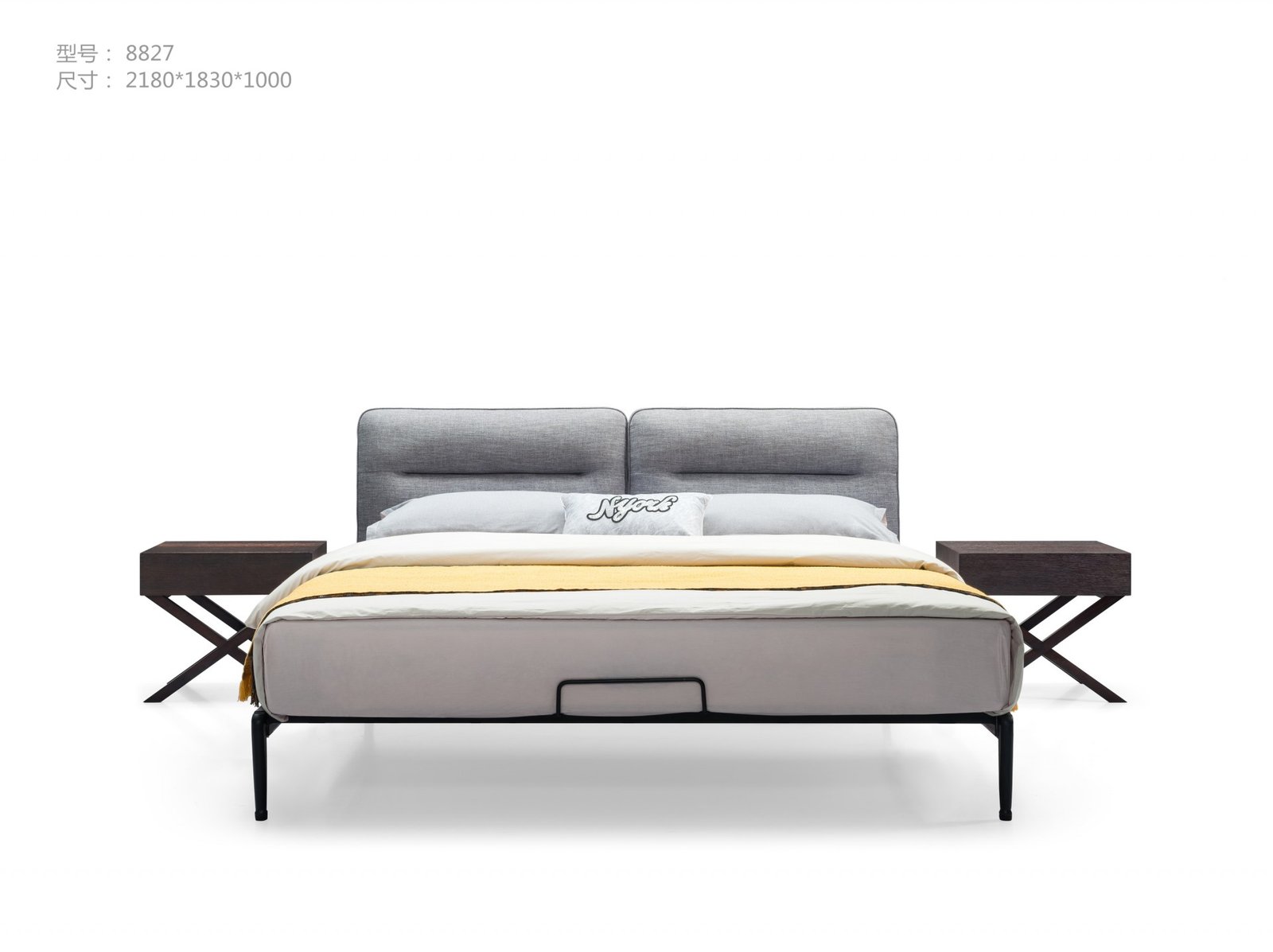 8827布艺床