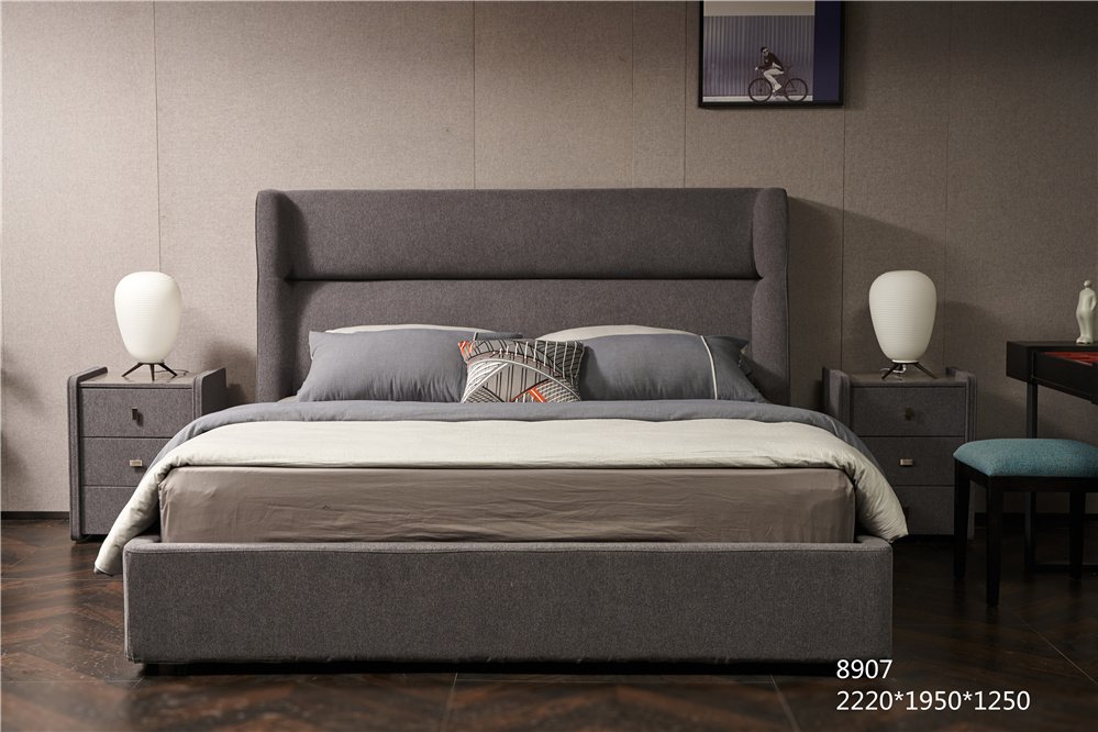 8907布艺床
