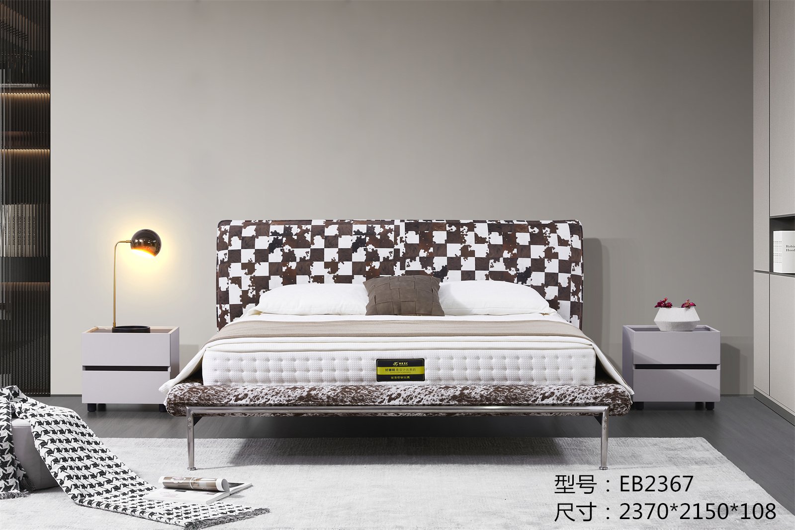 EB2367布艺床